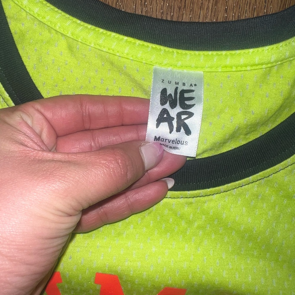 M zumba shirt